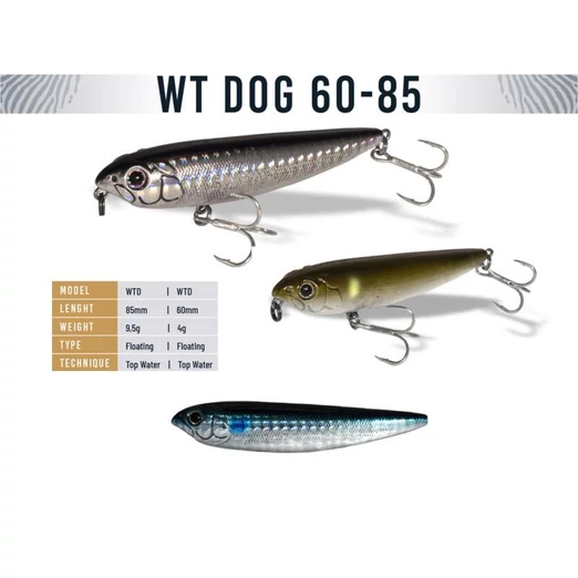 Herakles WT-Dog 60 6cm 4gr Blue Fish wobbler