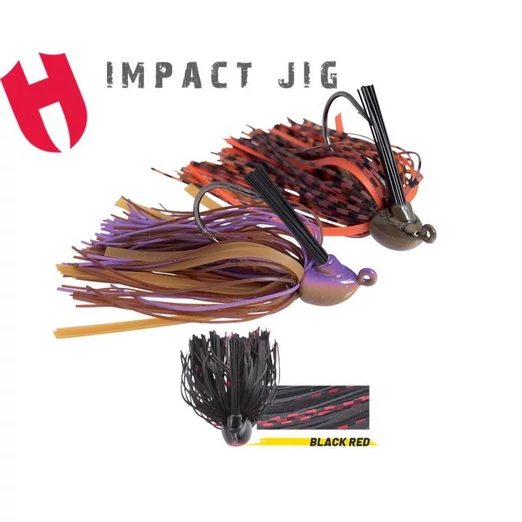 Herakles Jig Impact 5/8oz 17,5gr Black/Red műcsali