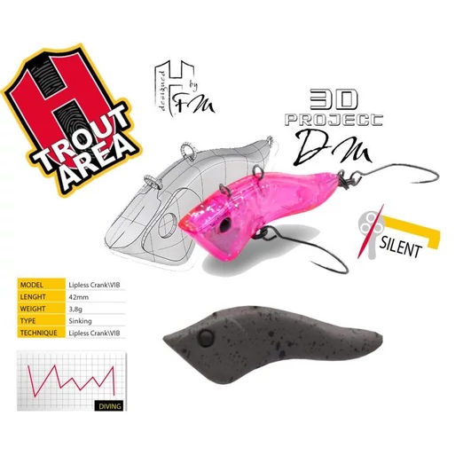 Herakles Hybrid S 4,2cm 3,8gr Truffle wobbler