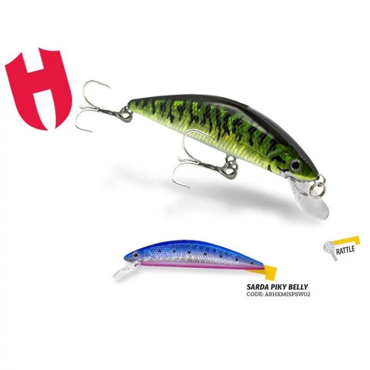 Herakles Mizu 70SP SW 7,0cm 4,8gr Sarda Pink Belly wobbler