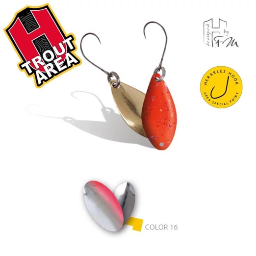 Herakles Area Spoon Spike 1,0gr Silver Red kanál villantó