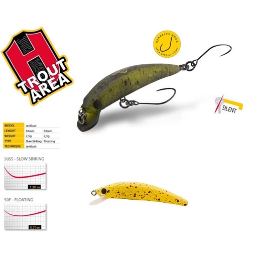 Herakles Teser 50SS 5,0cm 2,5gr Traverino wobbler