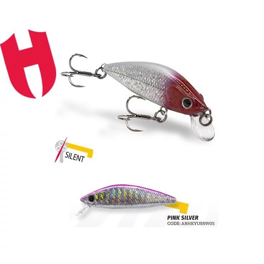 Herakles Yume 50S SW 5cm 4,3gr Pink Silver wobbler