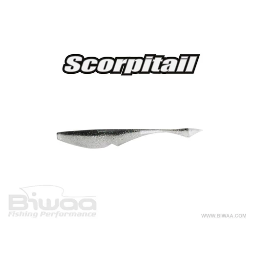 Biwaa Scorpitail 5" 13cm 101 Silver Minnow gumihal 6db/csg