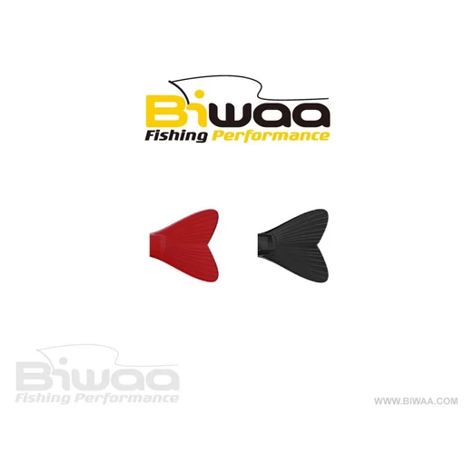 Biwaa Swimbait Seven 5" Red&Smoke csere farok 2db/csg