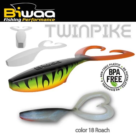 Biwaa Twinpike 6" 15cm 24g 18 Roach swimbait 3db/csg