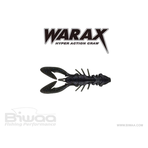Biwaa Warax 3" 7,5cm 10 Black&Blue lágy műcsali 8db/csg