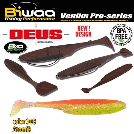 Biwaa Deus 5" 13cm 308 Atomic gumihal 5db/csg