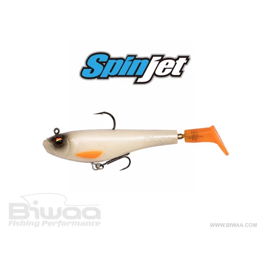 Biwaa Spinjet 6" 15cm 43g 02 Pearl White swimbait
