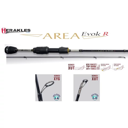Herakles Area Evok R ST180UL 5'11" 180cm 0,7-2,5gr Ultra Light pergető horgászbot
