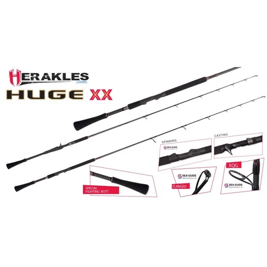 Herakles Huge XX HHS-660H 6'6" 201cm 40-150gr Heavy pergető horgászbot
