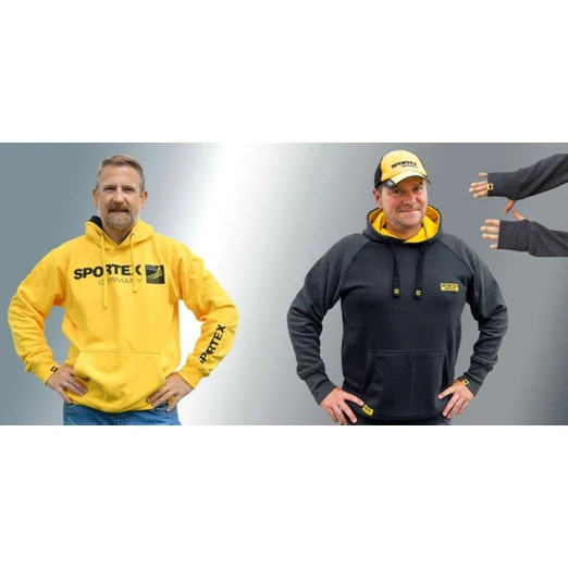 Sportex Hoody antracit/szürke XL pulóver