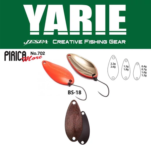 Yarie 702 Pirica More 1,5gr BS-18 Gradation R Dark Brown kanál villantó