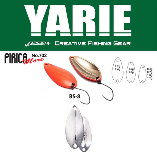 Yarie 702 Pirica More 1,5gr BS-8 Silver kanál villantó