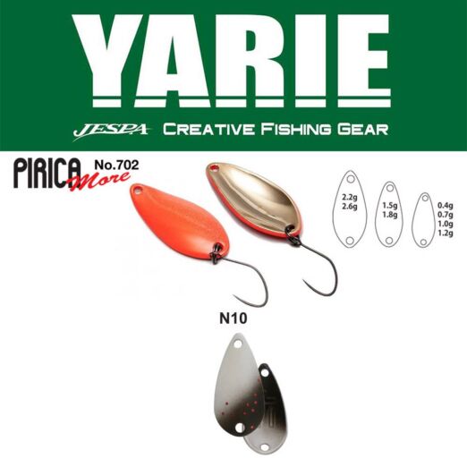 Yarie 702 Pirica More 2,2gr N10 Black Slash kanál villantó