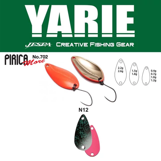 Yarie 702 Pirica More 2,2gr N12 Slash Pink kanál villantó