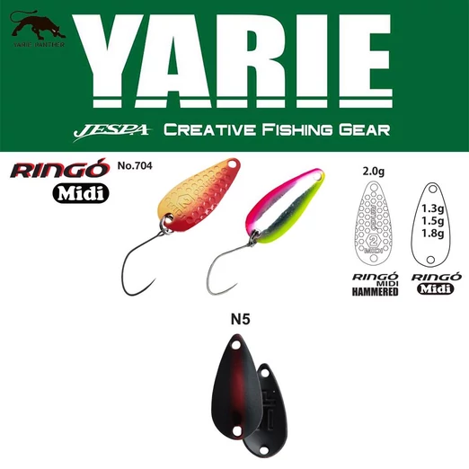 Yarie 704 Ringo Midi 1,8gr N5 Rabbit Eye kanál villantó