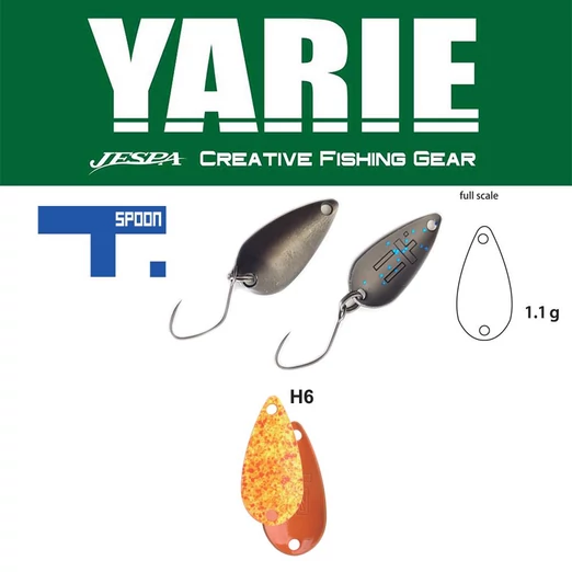 Yarie 706 T-Spoon 1,1gr H6 Daidai Squash kanál villantó