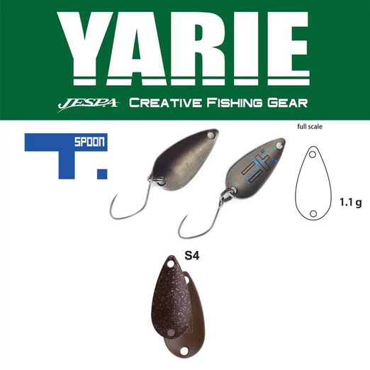 Yarie 706 T-Spoon 1,1gr S4 Marron Squash kanál villantó