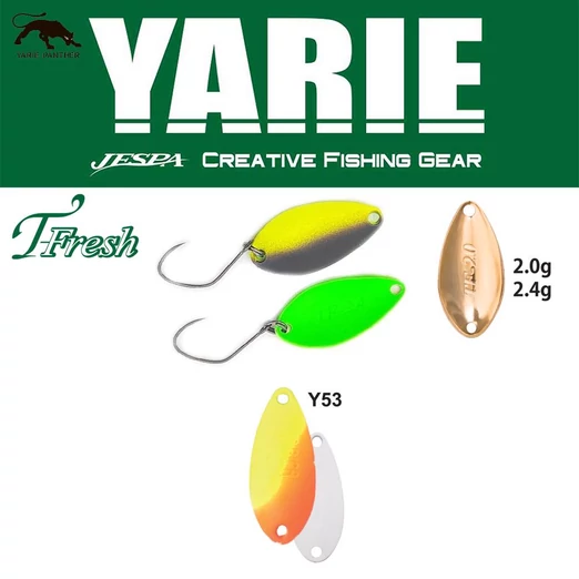Yarie 708T T-Fresh 2,4gr Y53 Lemon/Orange kanál villantó