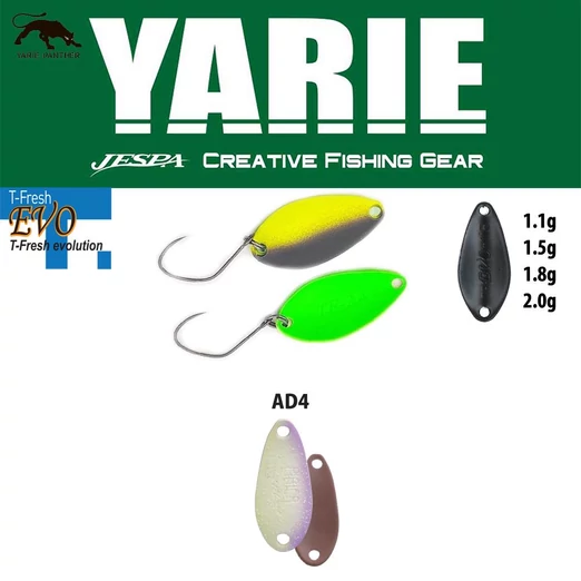 Yarie 710T T-Fresh Evo 1,1gr AD4 Milk Cocoa kanál villantó