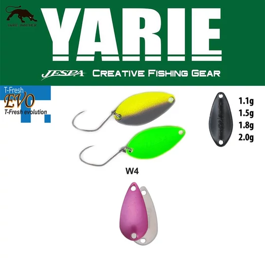 Yarie 710T T-Fresh Evo 1,5gr W4 Norinori Pink kanál villantó