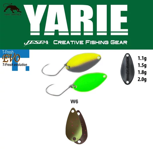 Yarie 710T T-Fresh Evo 1,5gr W6 Ehuesukai kanál villantó