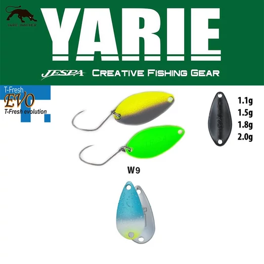 Yarie 710T T-Fresh Evo 1,5gr W9 Blues kanál villantó