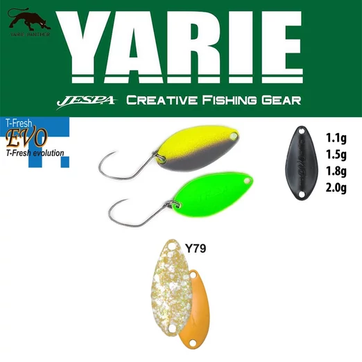 Yarie 710T T-Fresh Evo 1,5gr Y79 Zarame kanál villantó