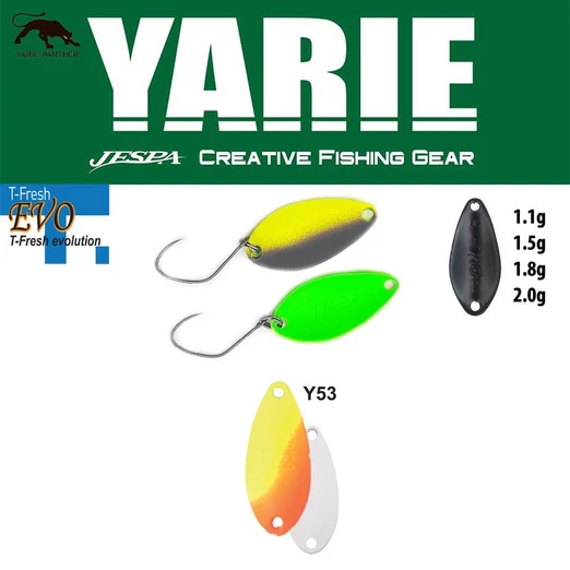 Yarie 710T T-Fresh Evo 2,0gr Y53 Lemon/Orange kanál villantó