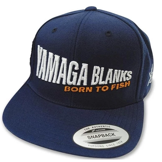 Yamaga Blanks Flat Visor Navy Born To Fish sapka