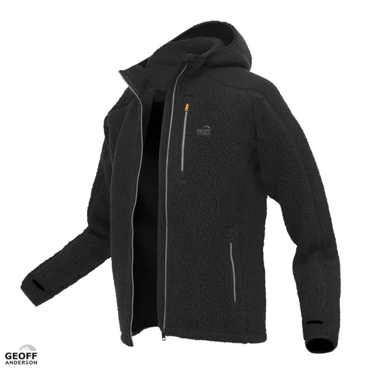 Geoff Anderson Teddy Black Insulated Jacket Jumbo X dzseki