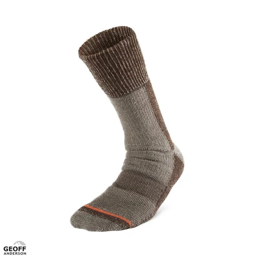 Geoff Anderson Woolly Sock Brown 44-46 zokni
