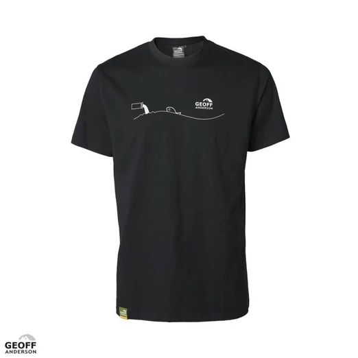 Geoff Anderson Organic Tee Pollution Black L póló