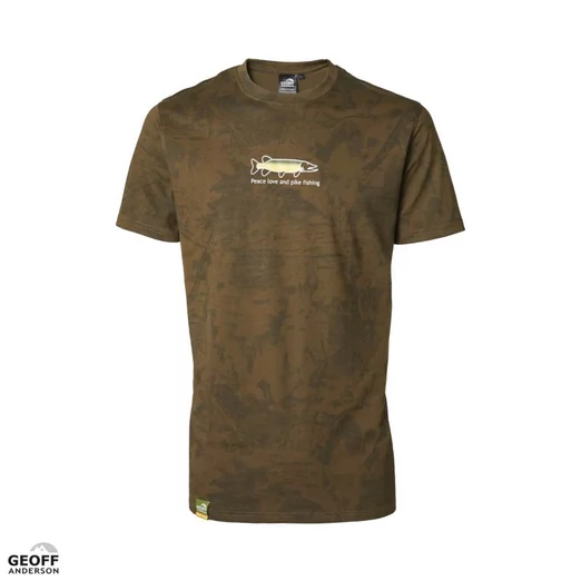 Geoff Anderson Organic Tee Peace Pike Leaf S póló