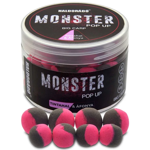 Haldorádó MONSTER Pop Up Big Carp 13, 17 mm - Tintahal & Áfonya 50g