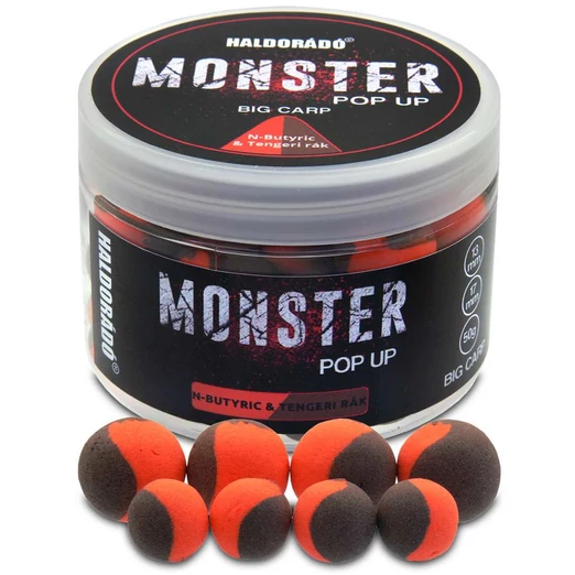 Haldorádó MONSTER Pop Up Big Carp 13, 17 mm  - Vajsav & Tengeri rák 50g