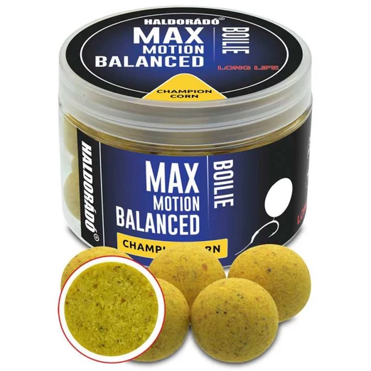 Haldorádó MAX MOTION Boilie Balanced 20 mm - Champion Corn 70g