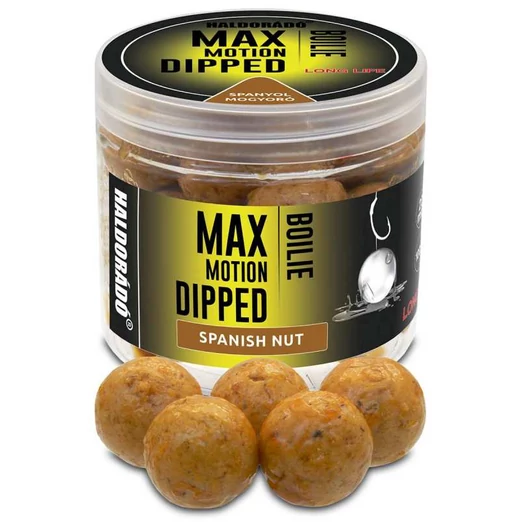 Haldorádó MAX MOTION Boilie Dipped 20 mm - Spanyol Mogyoró 80g