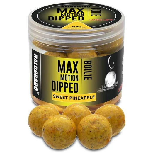 Haldorádó MAX MOTION Boilie Dipped 20 mm - Édes Ananász 80g