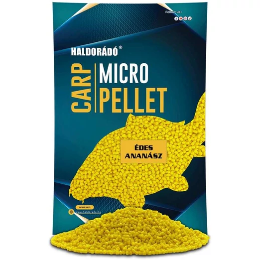 Haldorádó Carp Micro Pellet - Édes Ananász 600g
