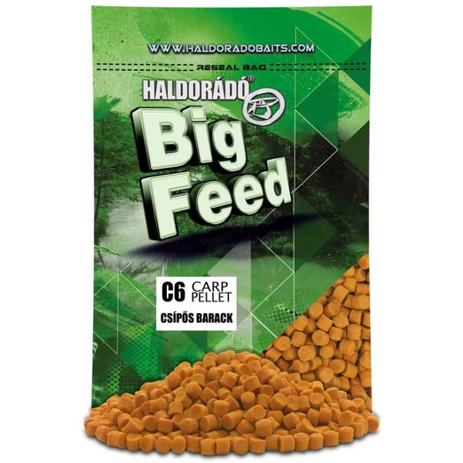 Haldorádó Big Feed - C6 Pellet - Csípős Barack 700g