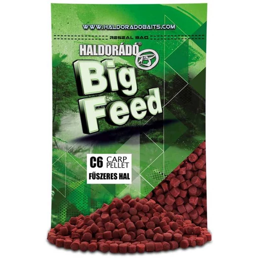 Haldorádó Big Feed - C6 Pellet - Fűszeres Hal 700g