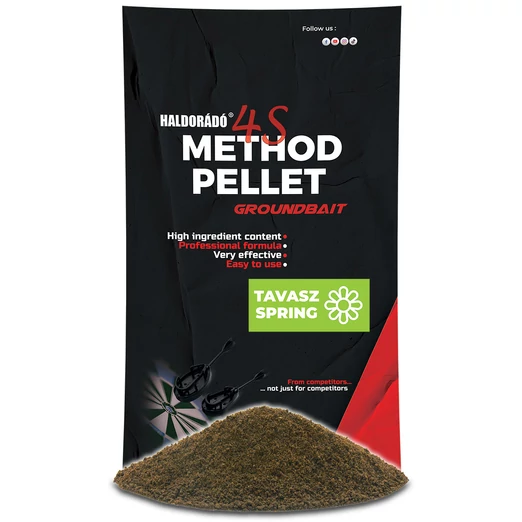 Haldorádó 4S Method Pellet Groundbait - Tavasz 400g