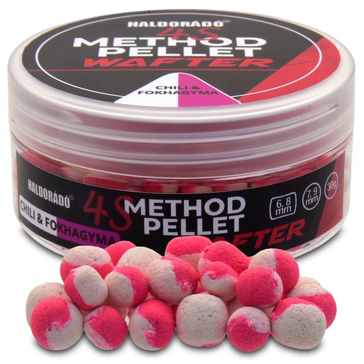 Haldorádó 4S Method Pellet Wafter 6, 8 mm - Chili & Fokhagyma 30g