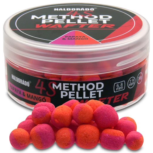 Haldorádó 4S Method Pellet Wafter 6, 8 mm - Papaya & Mangó 30g