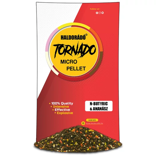 Haldorádó TORNADO Micro Pellet - N-Butyric & Ananász 400g