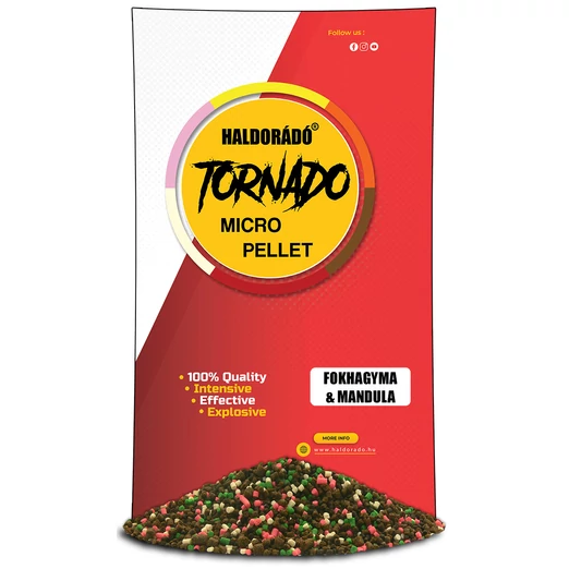 Haldorádó TORNADO Micro Pellet - Fokhagyma & Mandula 400g