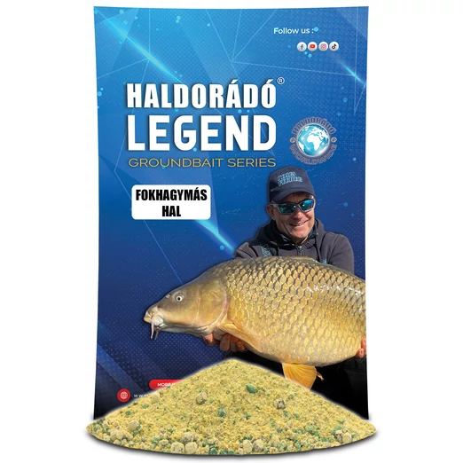 Haldorádó LEGEND Groundbait - Fokhagymás Hal 800g