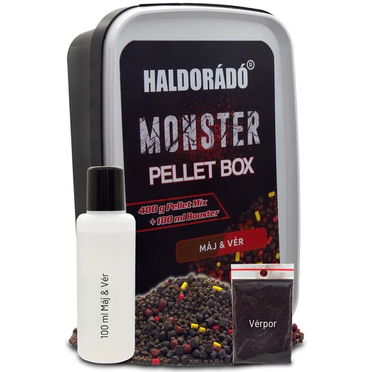Haldorádó MONSTER Pellet Box - Máj & Vér 400g
